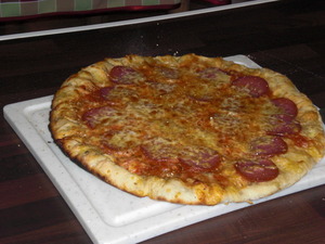 Eine Pizza