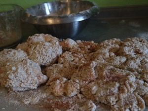 Panierte Hähnchenteile